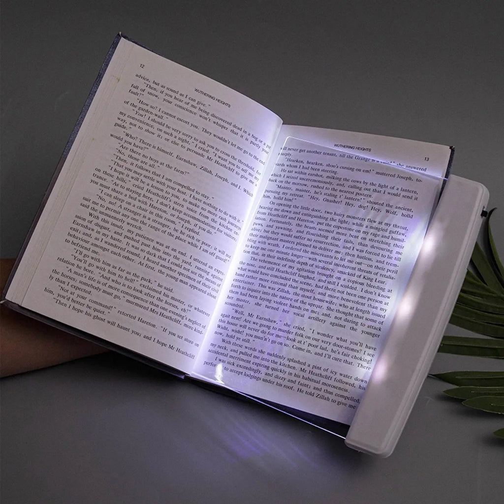 Flat Rechargeable Portable Book Light for Night Reading
