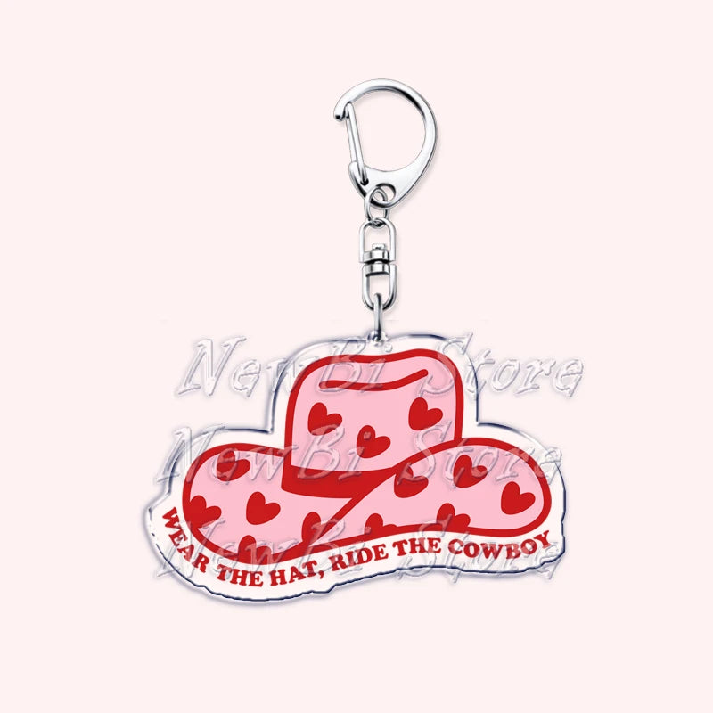 Pink Bookish Keychain Book Lover Bag Charm